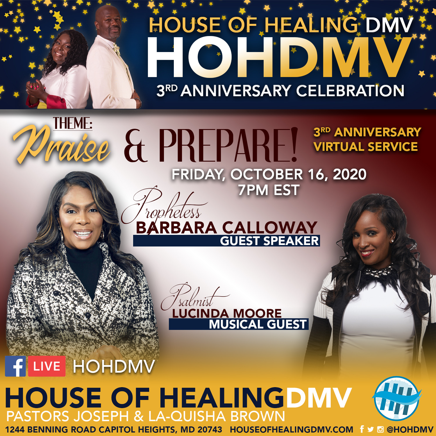 HAPPENINGS The House of Healing (DMV)