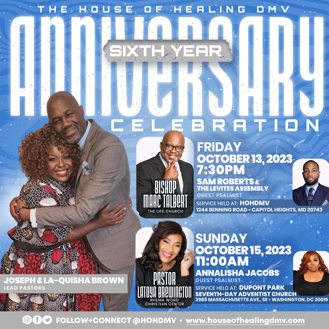 HOHDMV 6th Anniversary The House of Healing DMV, Inc.