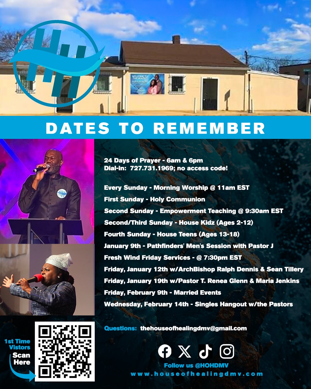 The House of Healing DMV, Inc. Heal A Life, Heal A Family, Heal A