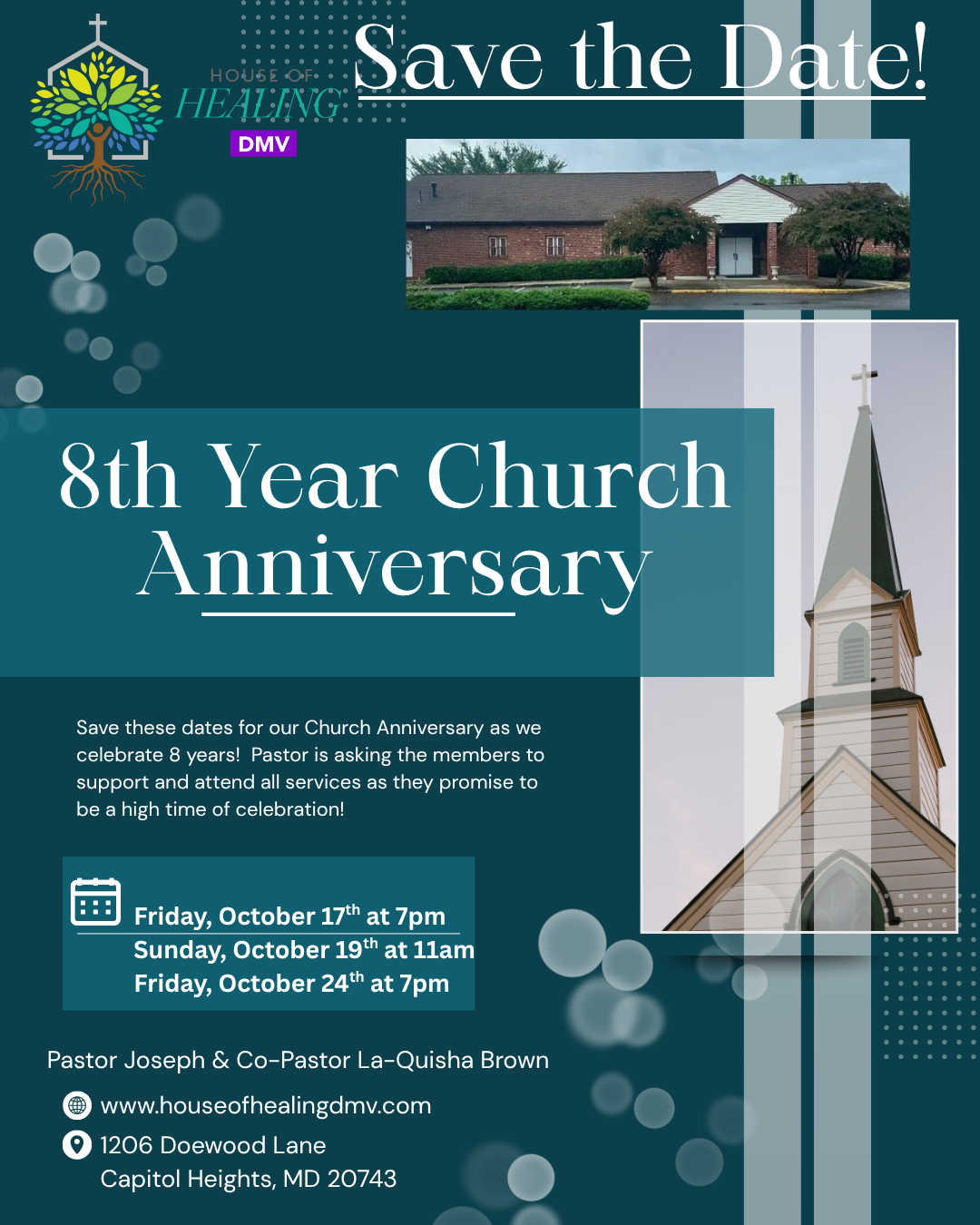 8th anniversary save the date